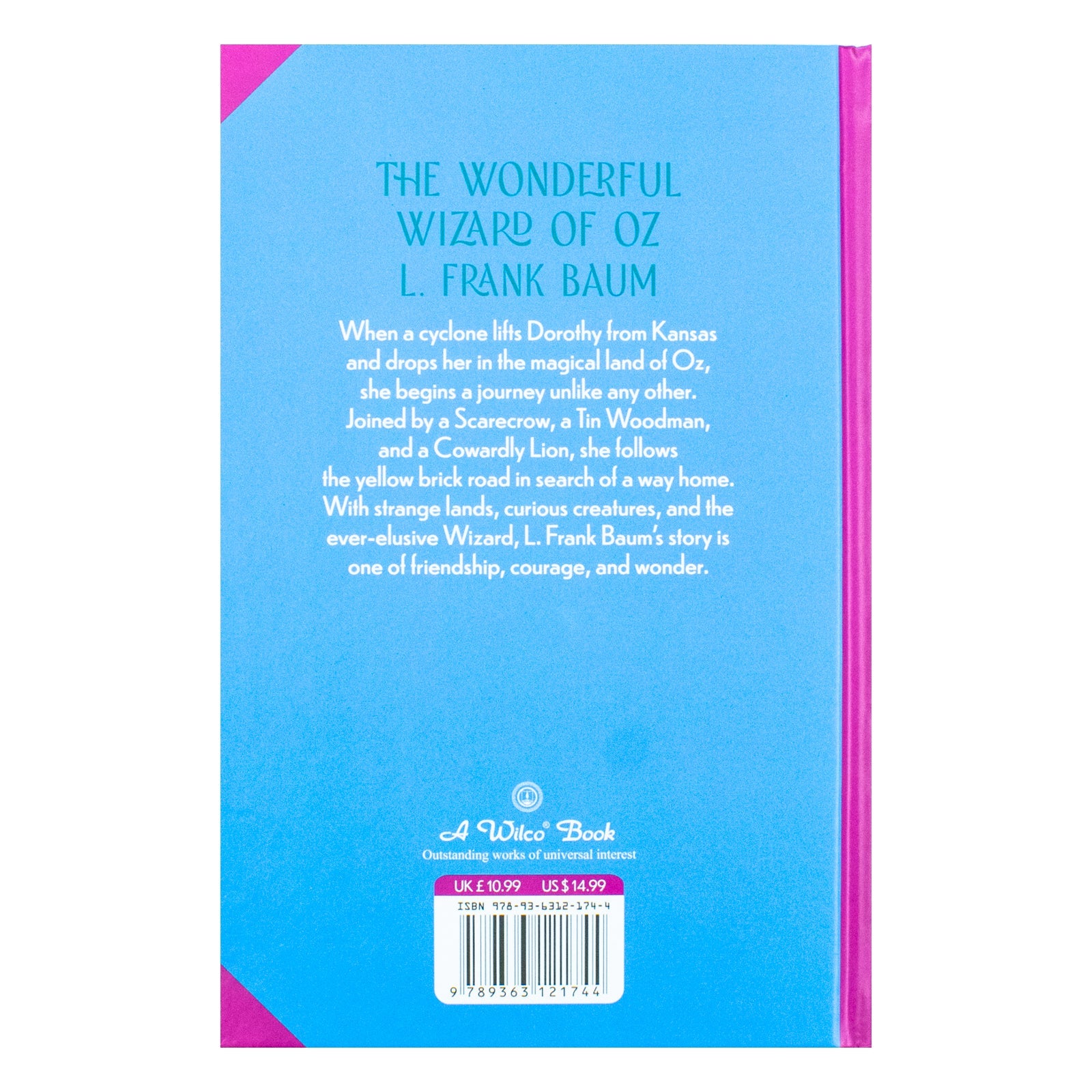 The Wonderful Wizard of Oz Book by L. Frank Baum | Sprayed Edge Deluxe Hardcover Edition – A Timeless Journey to the Emerald City