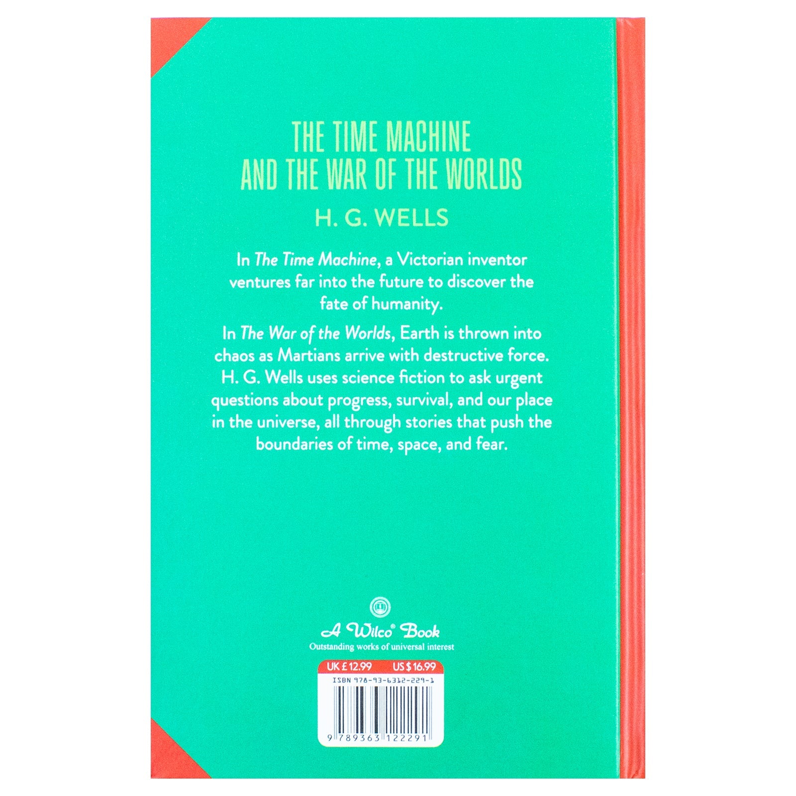 The Time Machine & The War of The Worlds by H. G. Wells (Deluxe Hardback Sprayed Edge Edition)