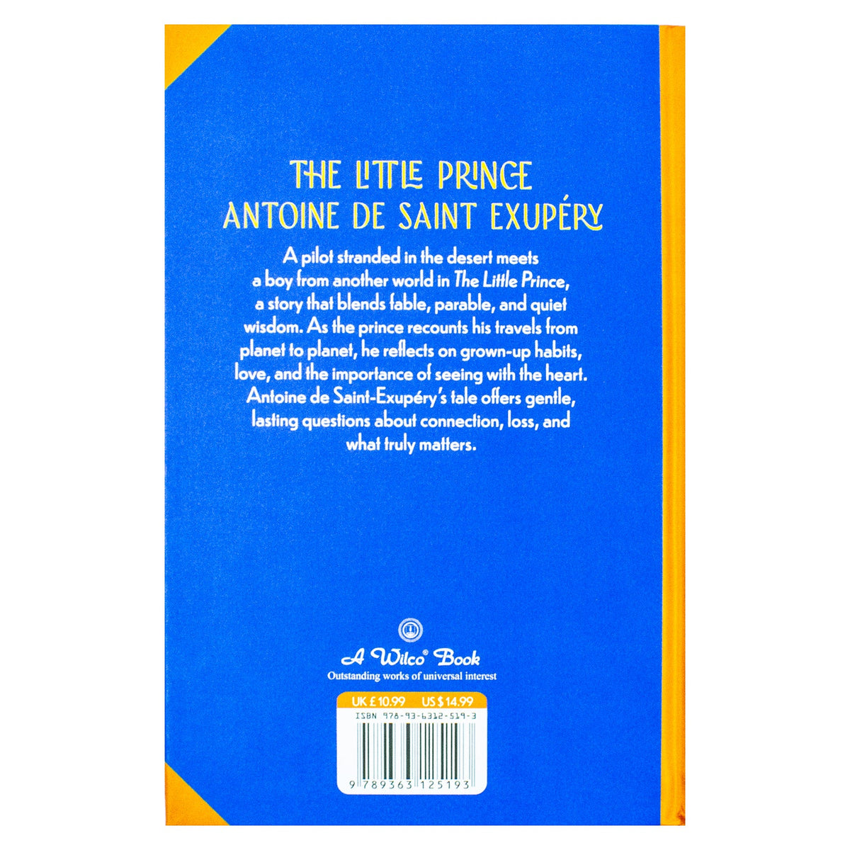 The Little Prince Book by Antoine de Saint-Exupery | Sprayed Edge Deluxe Hardcover Edition – A Timeless Tale of Wonder, Love, and Imagination