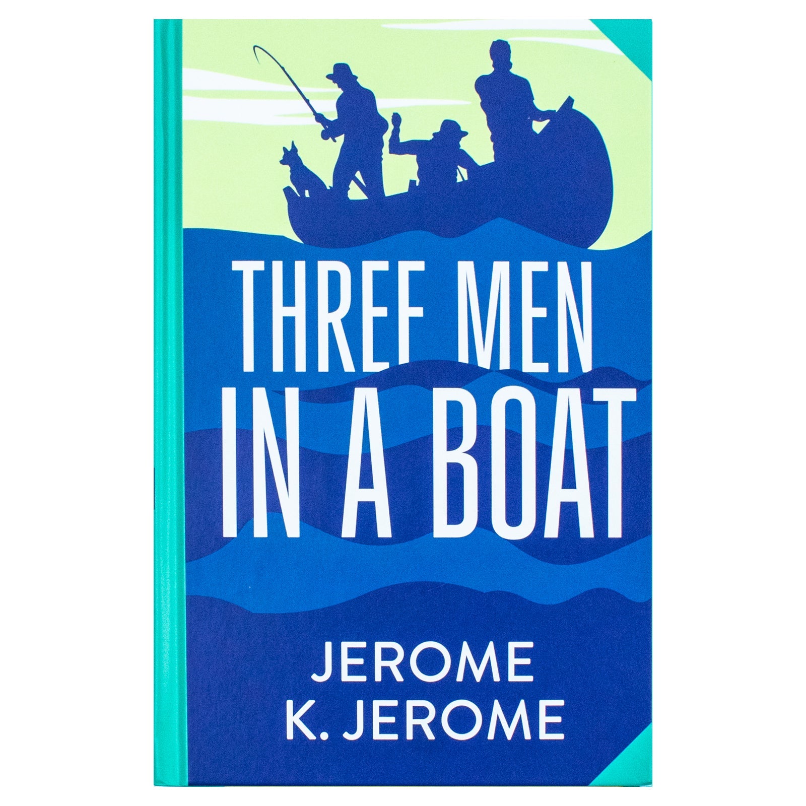Three Men in a Boat Book by Jerome K. Jerome – A Hilarious Journey of Friendship, Misadventure, and British Wit | Classics Sprayed Edge Deluxe Hardcover Edition