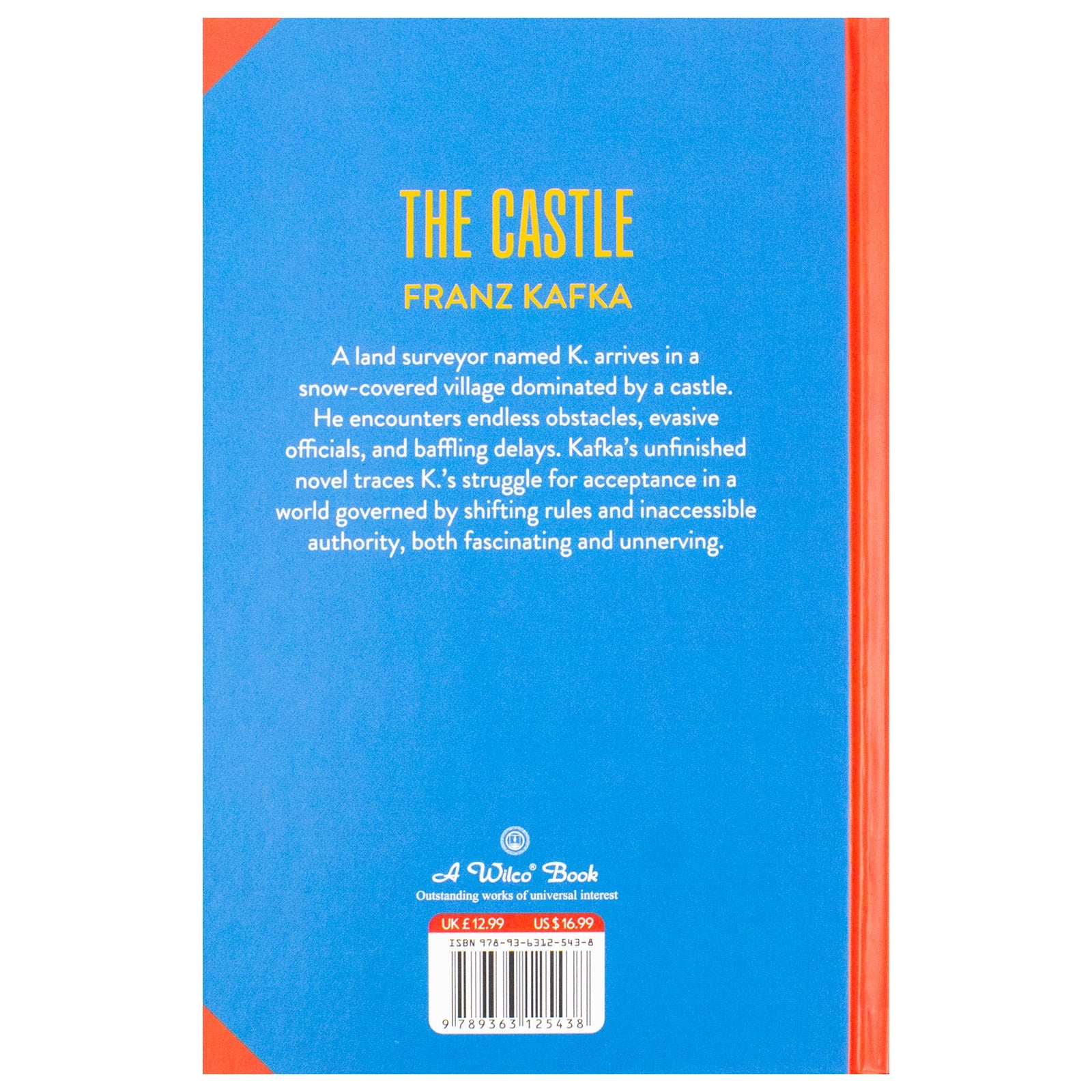 The Castle Book By Franz Kafka | Classics Sprayed Edge Deluxe Hardcover Edition