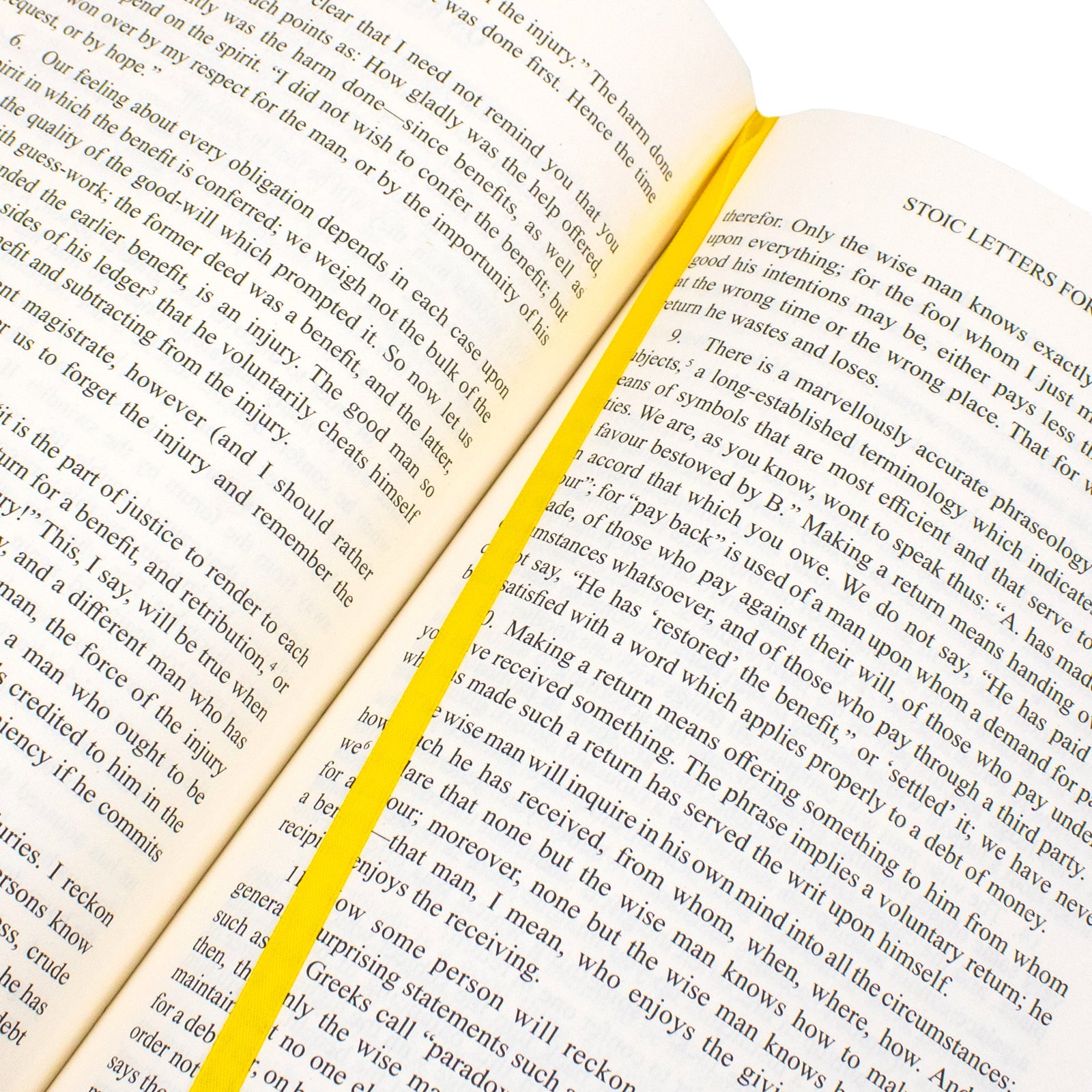 The Stoic Letters For The Ages Book By Seneca | Classics Sprayed Edge Deluxe Hardcover Edition