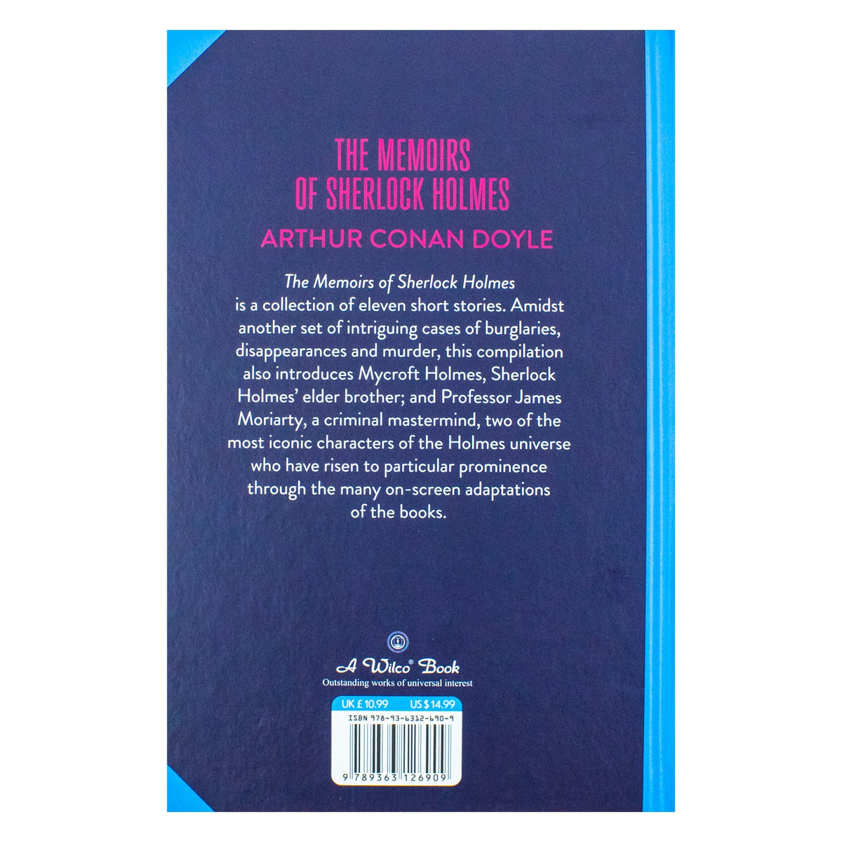 The Memoirs of Sherlock Holmes Book by Arthur Conan Doyle | Sprayed Edge Deluxe Hardcover Edition – The Master Detective Returns in Twelve Brilliant Cases