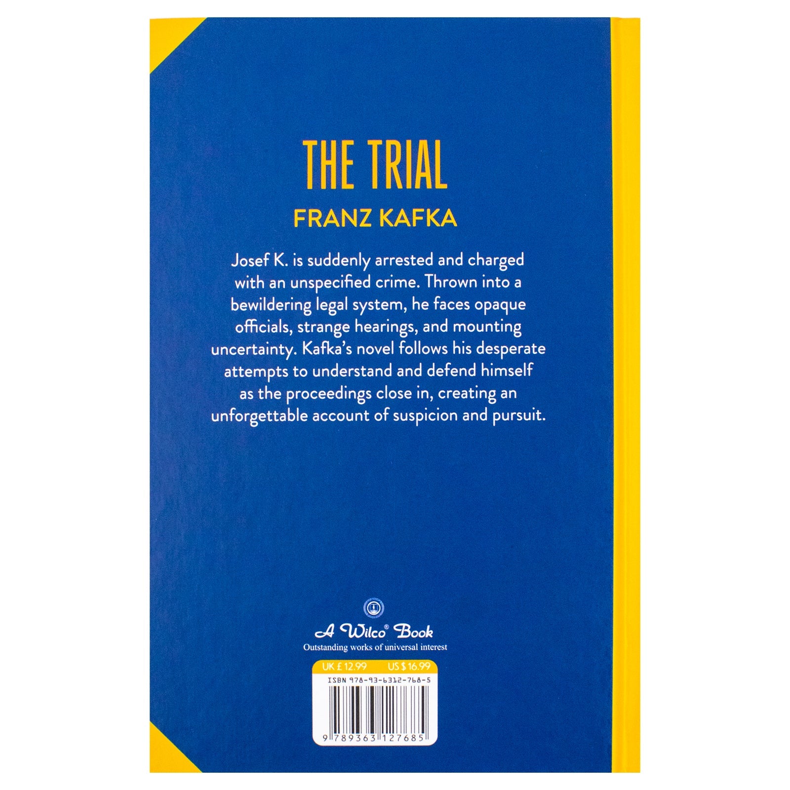 The Trial Book By Franz Kafka | Classics Sprayed Edge Deluxe Hardcover Edition