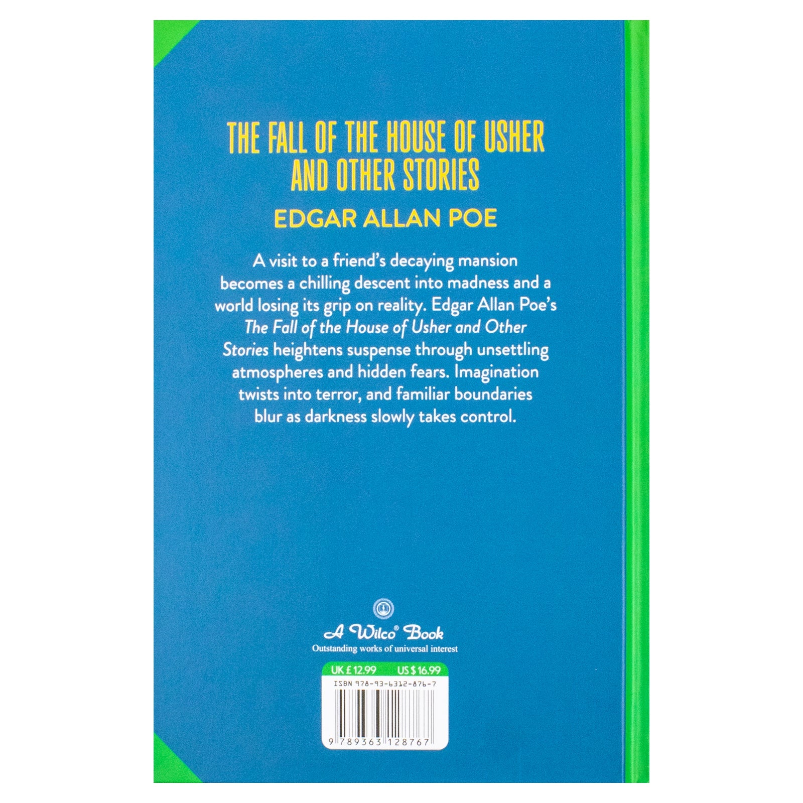 The Fall Of The House Of Usher And Other Stories Book By Edgar Allan Poe | Classics Sprayed Edge Deluxe Hardcover Edition