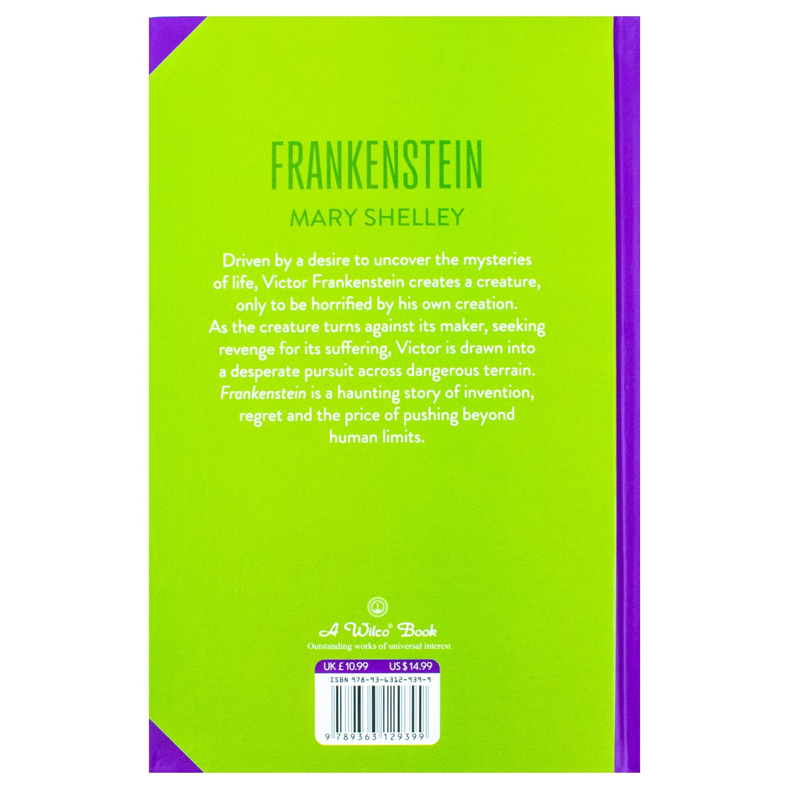 Frankenstein by Mary Shelley – Deluxe Hardback Sprayed Edge Collector’s Edition- Classic Gothic Novel Premium Gift Book
