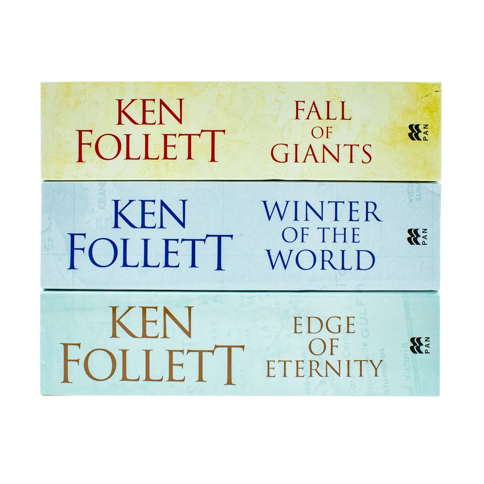 Ken Follett Century Trilogy 3-Book Set – Fall of Giants, Winter of the World, Edge of Eternity | Epic Historical Fiction, War & Family Saga