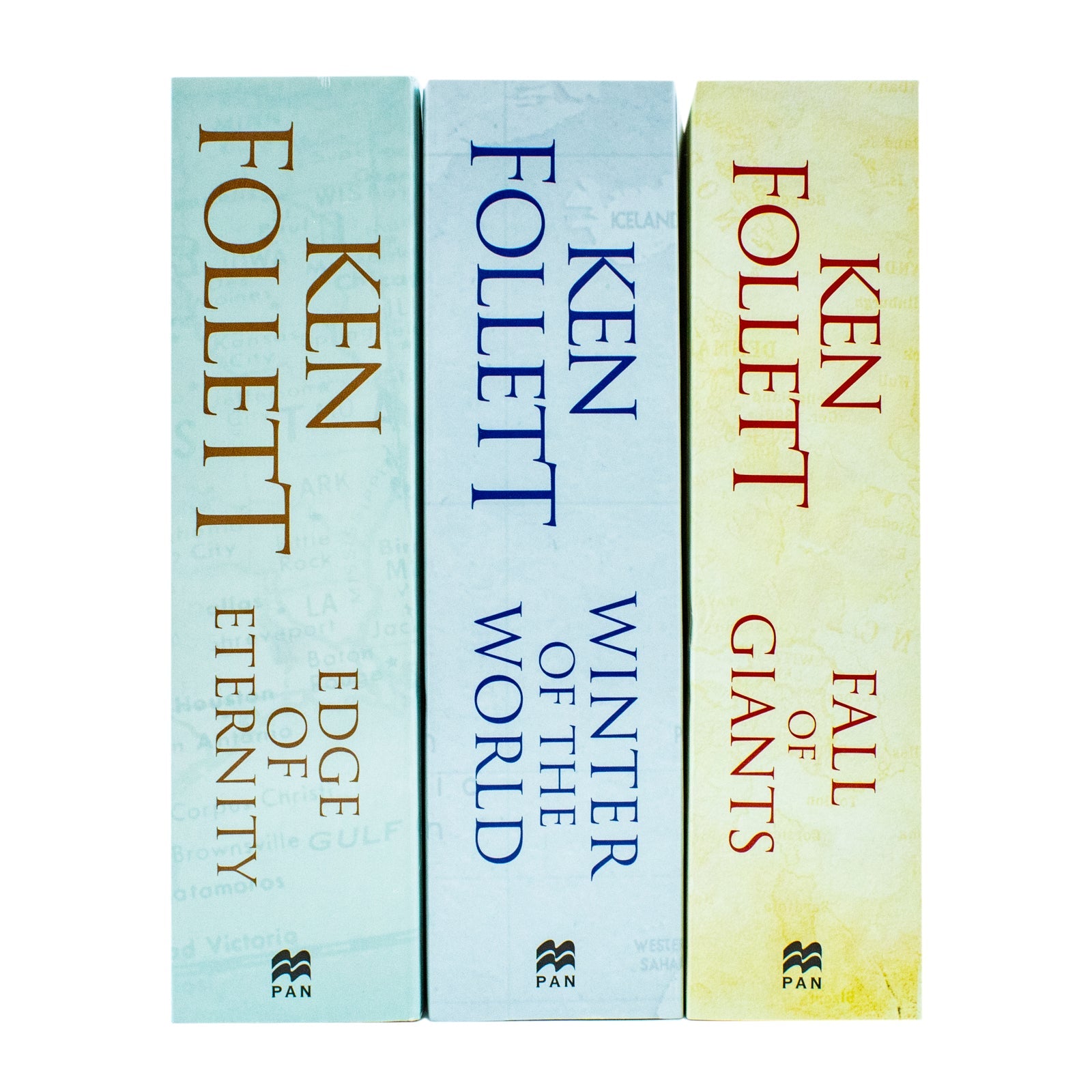 Ken Follett Century Trilogy 3-Book Set – Fall of Giants, Winter of the World, Edge of Eternity | Epic Historical Fiction, War & Family Saga