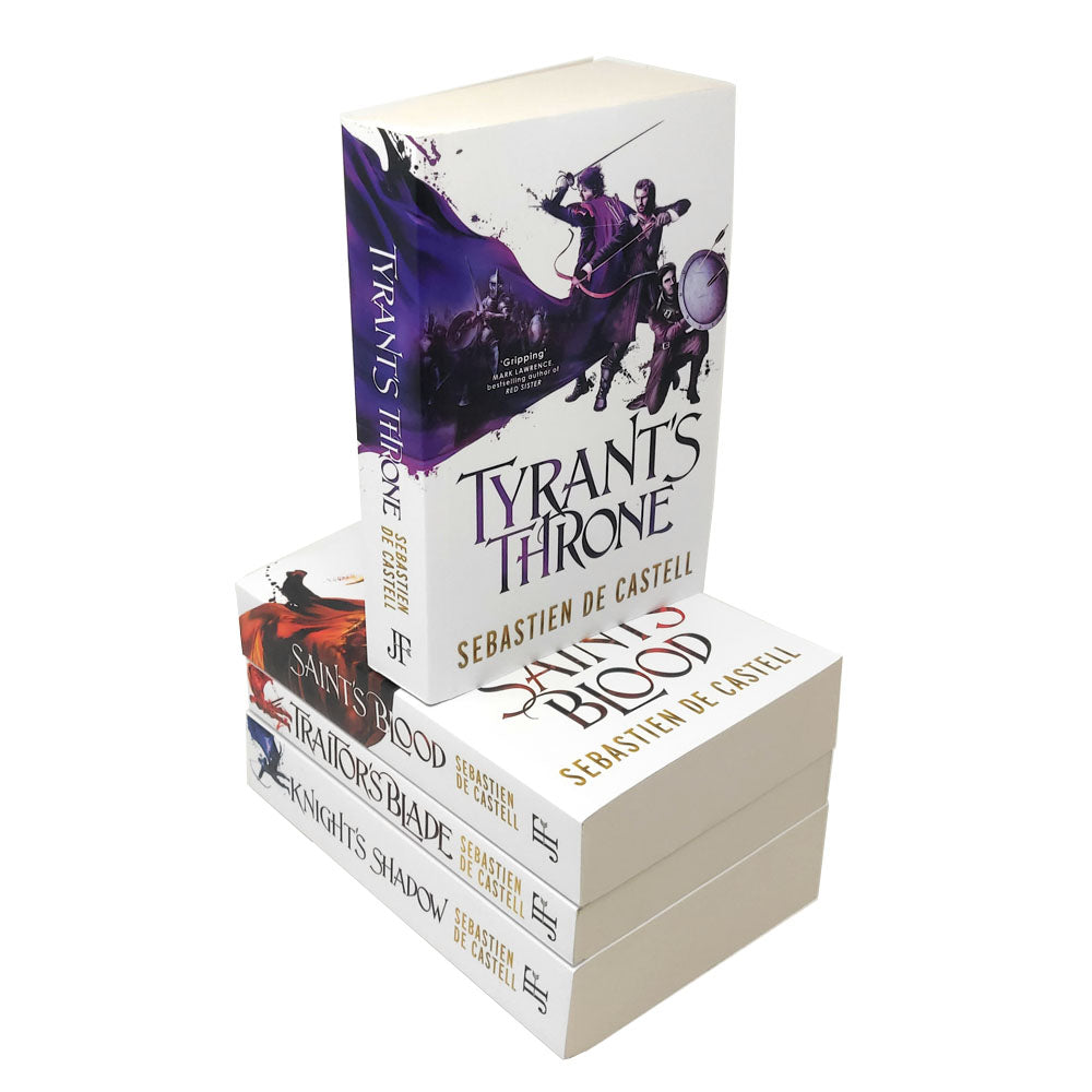 The Greatcoats Series 4 Books Collection Set by Sebastien de Castell (Traitor's Blade, Knight's Shadow, Saint's Blood & Tyrant's Throne) | Paperback