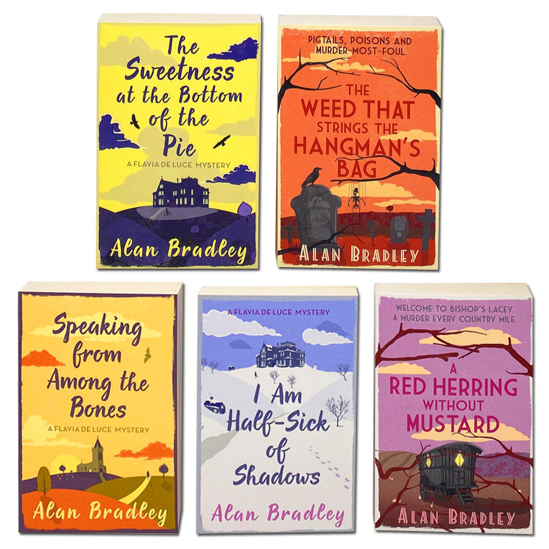 Flavia de Luce Mystery Series 5 Book Collection Set by Alan Bradley | Young Adult Detective Fiction, Whodunit Crime Novels & Mystery Books