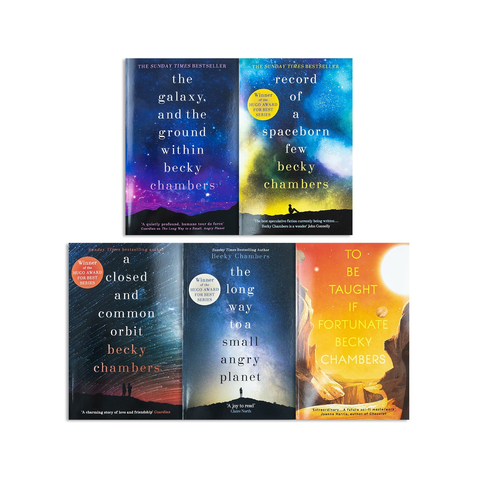 Wayfarers Series 5 Books Collection Set by Becky Chambers | Science Fiction, Space Adventure, Galaxy, Orbit,  Sci-Fi Novels, Literature, Adventure