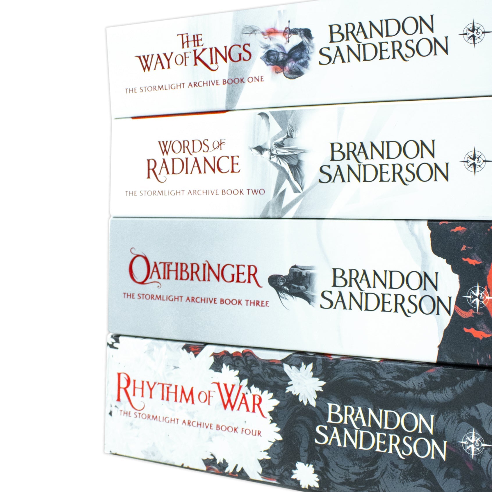 The Stormlight Archive Collection 4-Book Set by Brandon Sanderson – Epic Fantasy Series with Magic, Adventure, & Immersive World-Building in Hardback