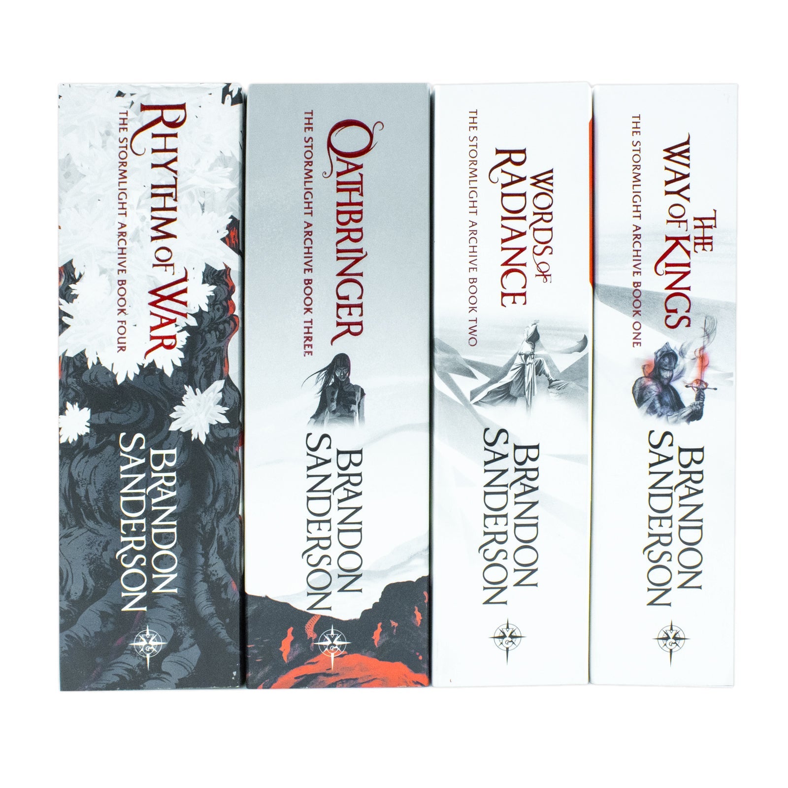 The Stormlight Archive Collection 4-Book Set by Brandon Sanderson – Epic Fantasy Series with Magic, Adventure, & Immersive World-Building in Hardback