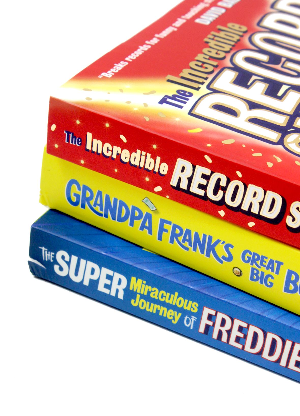 Jenny Pearson 3 Books Collection Set (The Incredible Record Smashers, Grandpa Frank's Great Big Bucket List & The Super Miraculous Journey of Freddie Yates) | Paperback