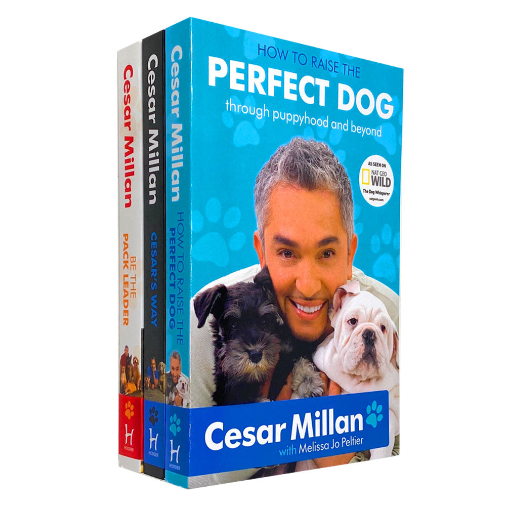 Cesar Millan 3-Book Collection Set– The Perfect Dog Training Guide| Cesar's Way to Dog Behavior,Pet Care & Canine Psychology for Dog Owners & Trainers