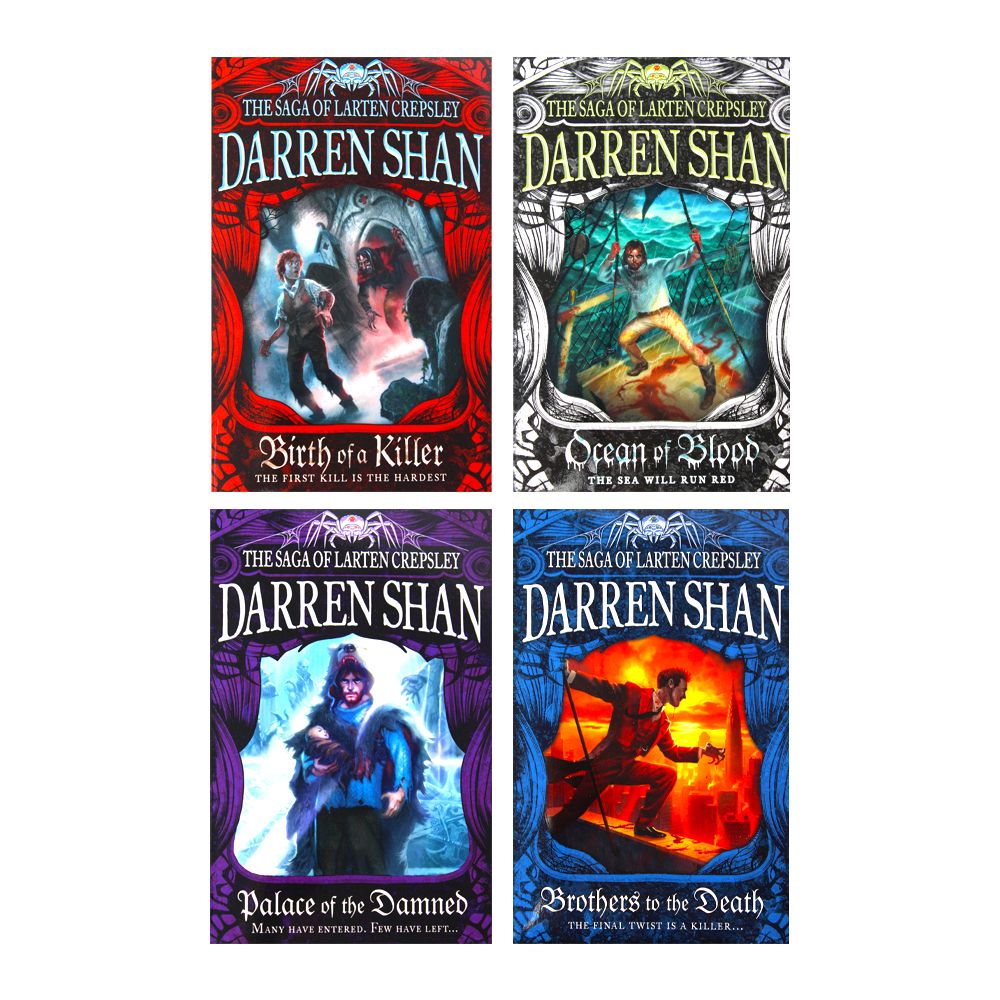 Darren Shan The Saga of Larten Crepsley – 4-Book Set | Vampire Fantasy Series for Young Adults with Action, Adventure, Fiction & Gripping Storytelling