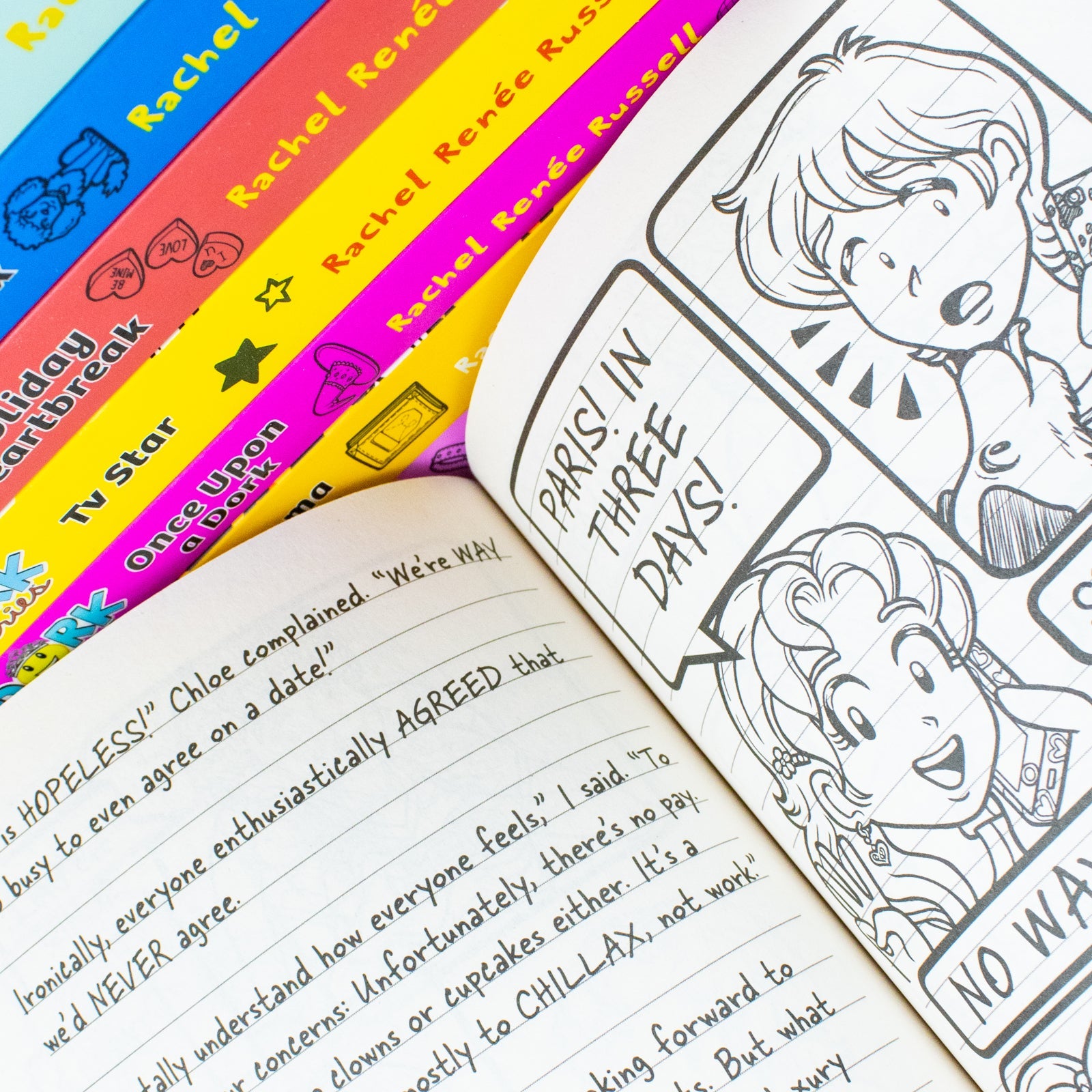 Dork Diaries 15 Book Set Collection Volume 1-15 By Rachel Renee Rushel