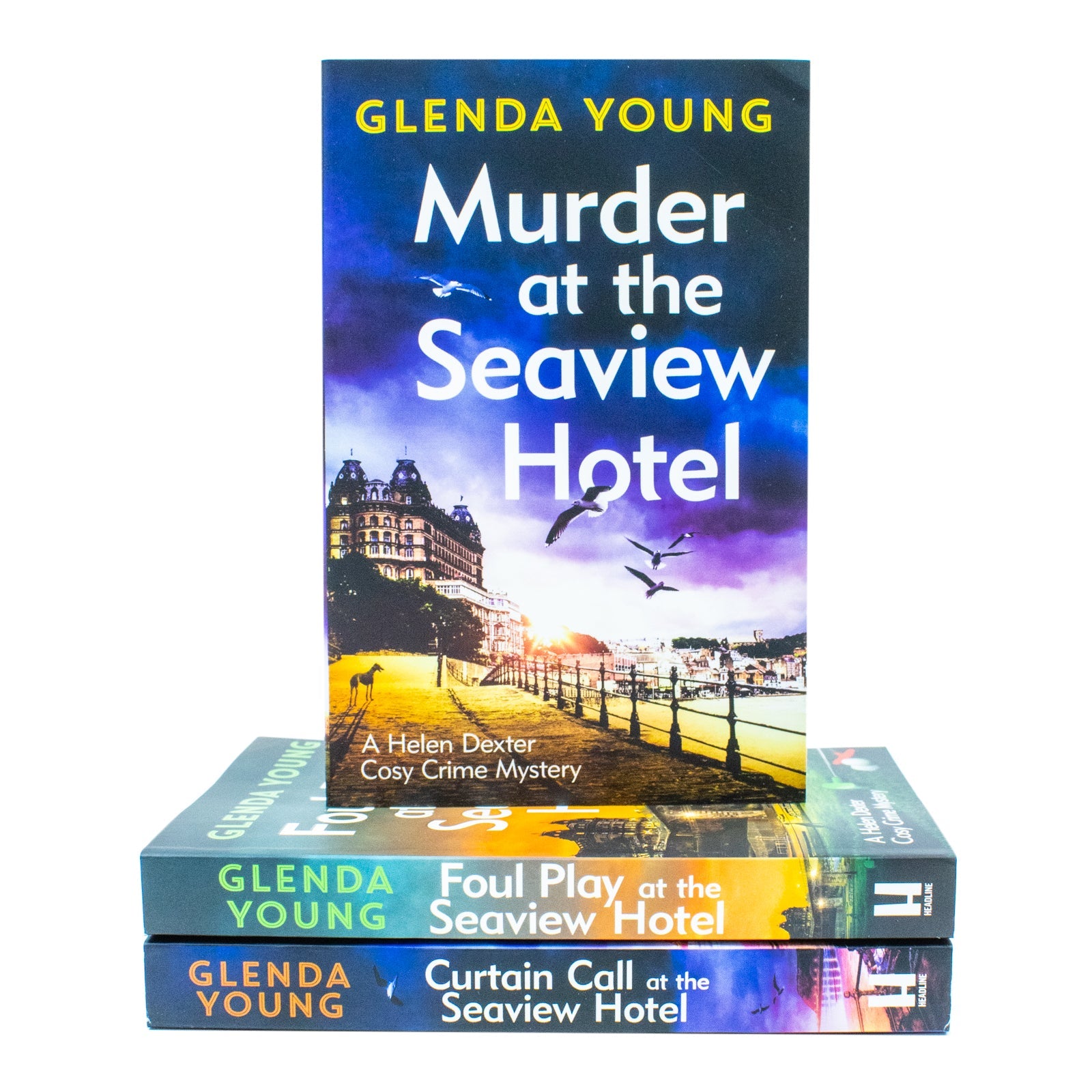 Helen Dexter Cosy Crime Mysteries 3-Book Collection by Glenda Young | Murder, Suspense & Thrillers at the Seaview Hotel | Bestseller Mystery Series