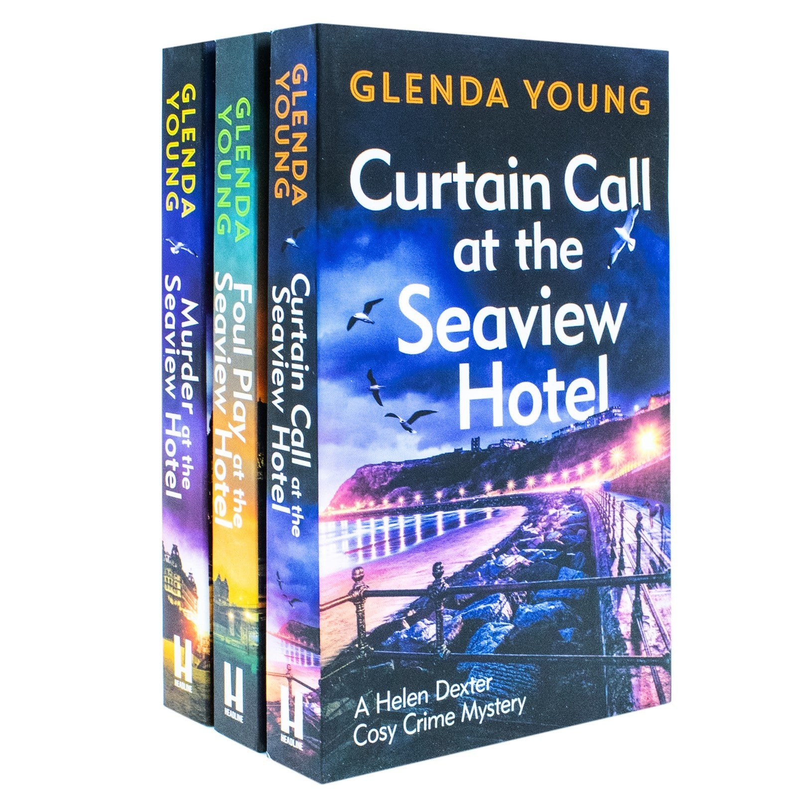 Helen Dexter Cosy Crime Mysteries 3-Book Collection by Glenda Young | Murder, Suspense & Thrillers at the Seaview Hotel | Bestseller Mystery Series