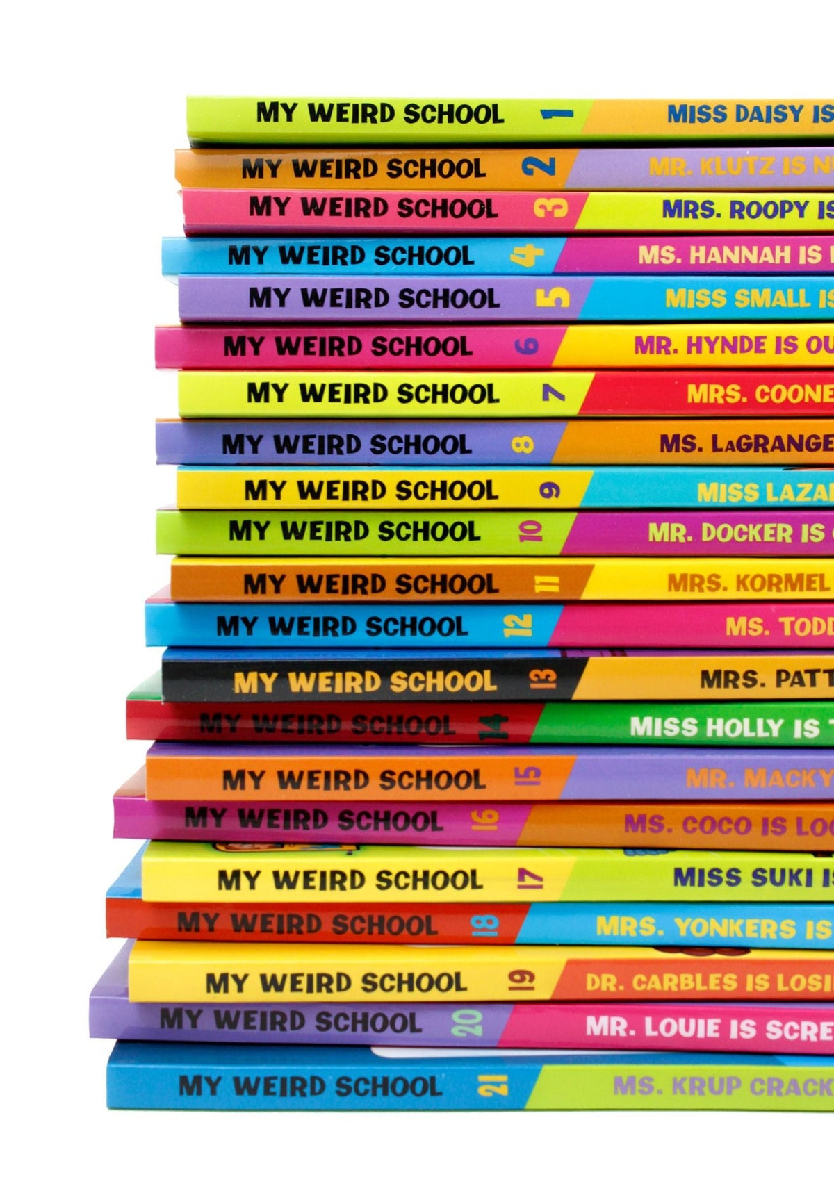 My Weird School 21 Book Box Set by Dan Gutman – Fun & Educational Children's Fiction, Humorous School Stories for Young Readers & Learners