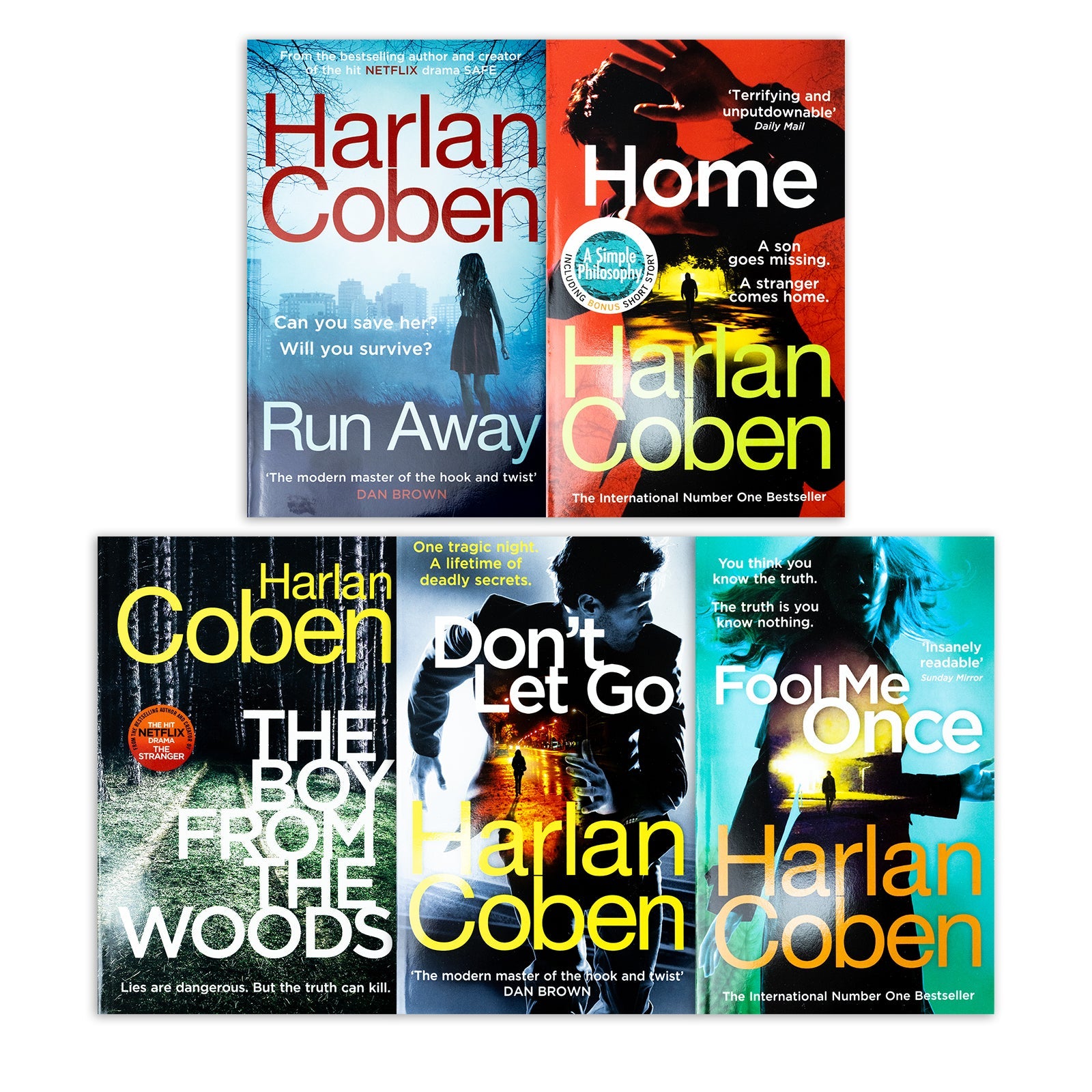 Harlan Coben The Stranger Series 5-Book Collection | Gripping Thriller, Mystery, Suspense, Drama & Psychological Fiction perfect for adults