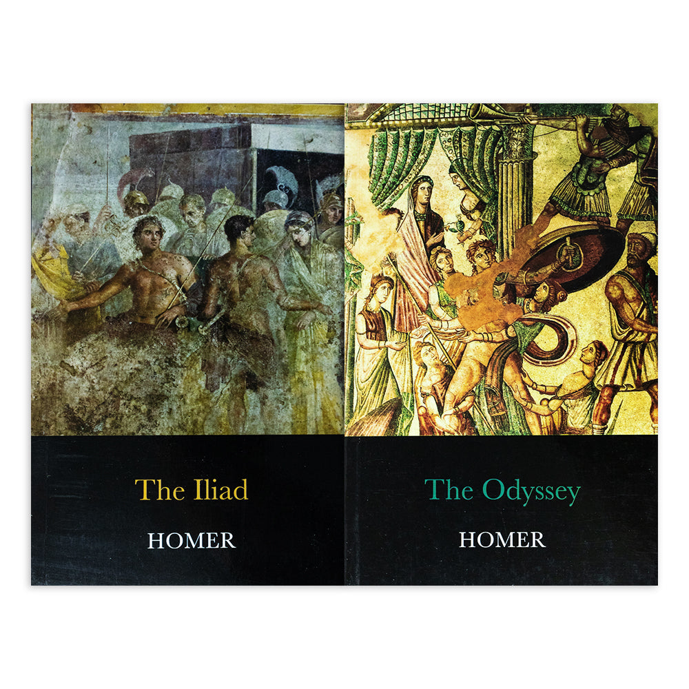 The Homer Collection 2 Books Set (The Iliad & The Odyssey) | Classics,Epic Poetry,Greek Mythology, Ancient Literature, Essential Reads,Paperback