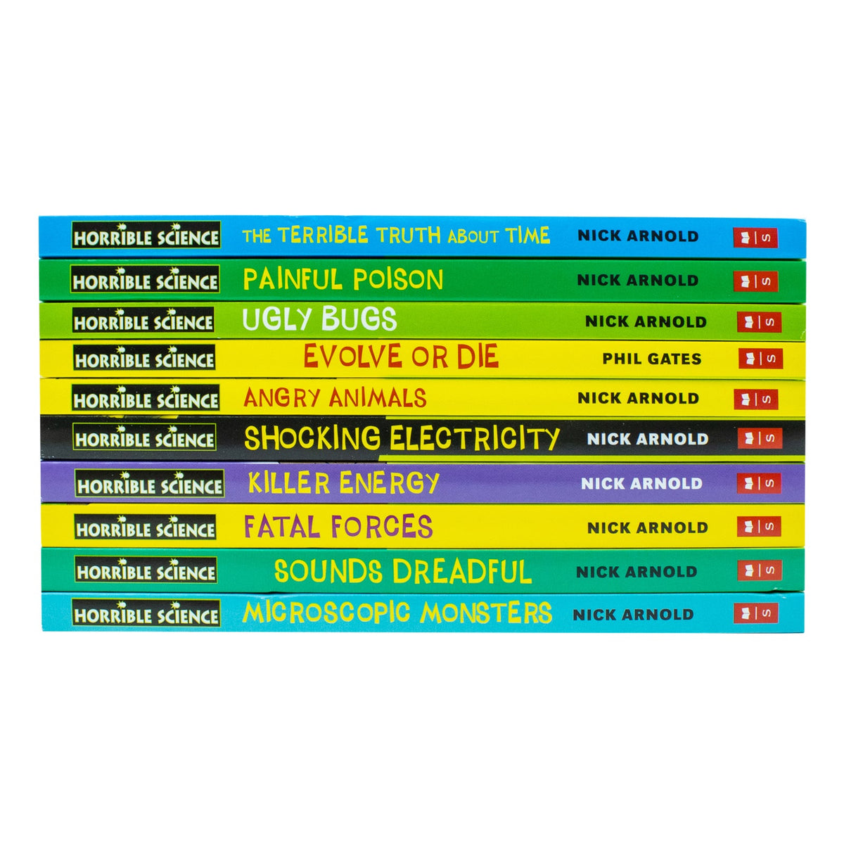 Horrible Science 10-Book Collection by Nick Arnold | Fun & Educational STEM Books for Kids – Science Facts, Experiments & Laugh-Out-Loud Learning
