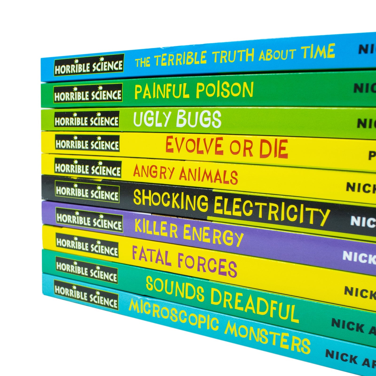 Horrible Science 10-Book Collection by Nick Arnold | Fun & Educational STEM Books for Kids – Science Facts, Experiments & Laugh-Out-Loud Learning