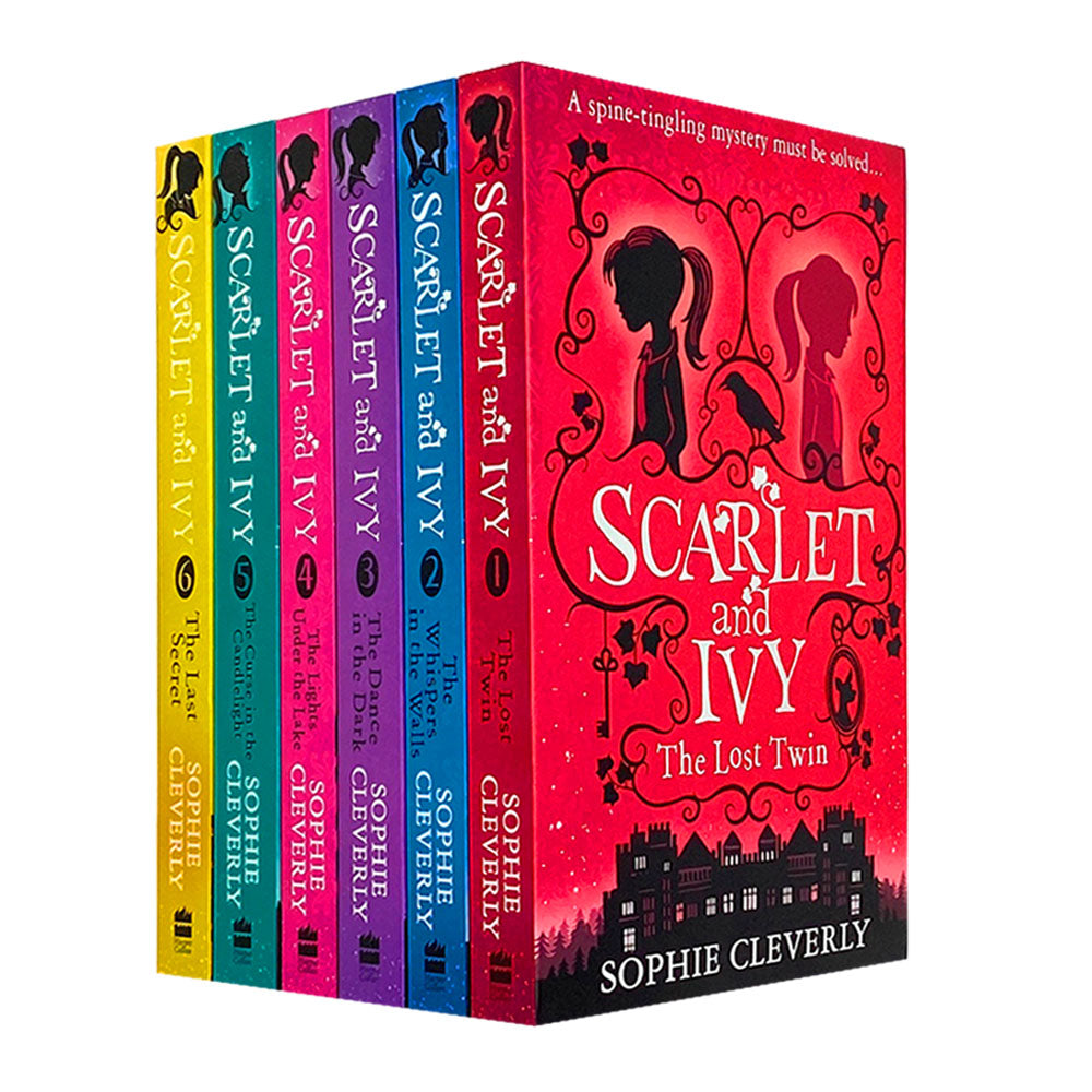 Scarlet and Ivy 6-Book Mystery & Adventure Series by Sophie Cleverly – Engaging Childrens Fiction Set for Young Readers, Fun& Gripping Tales