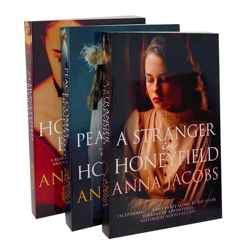 The Honeyfield Series 3 Books Collection Set by Anna Jacobs – Engaging Historical Fiction Paperback Book Pack, Captivating Storytelling & Drama