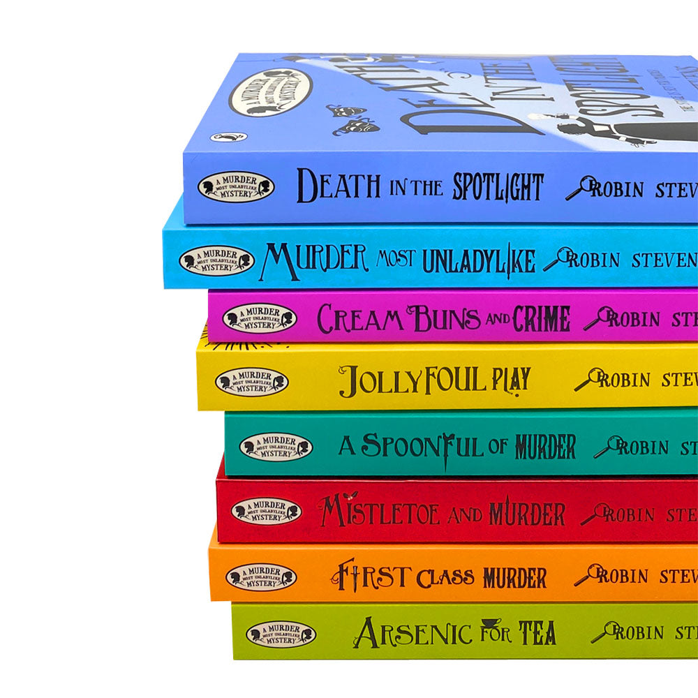 Robin Stevens A Murder Most Unladylike 8 Book Set Collection– Mystery, Murder, Detective Adventure, Suspense & Fun Stories for Young Readers