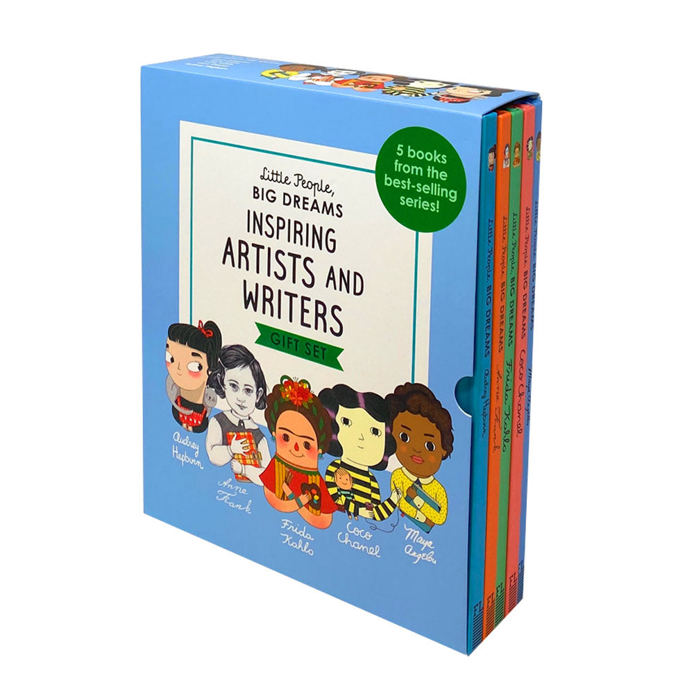 Little People, Big Dreams Inspiring Artists & Writers – 5 Book Collection Box Set | Illustrated Children's Stories for Creativity & Education