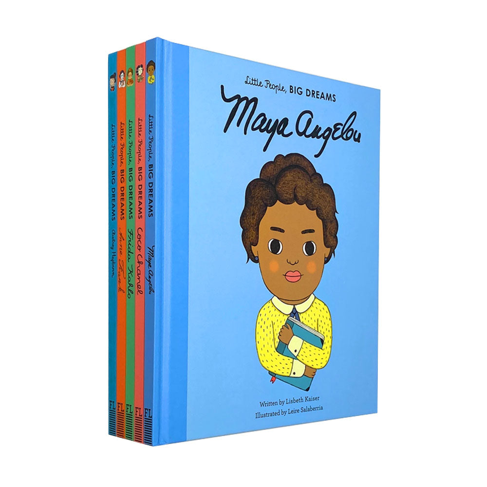 Little People, Big Dreams Inspiring Artists & Writers – 5 Book Collection Box Set | Illustrated Children's Stories for Creativity & Education