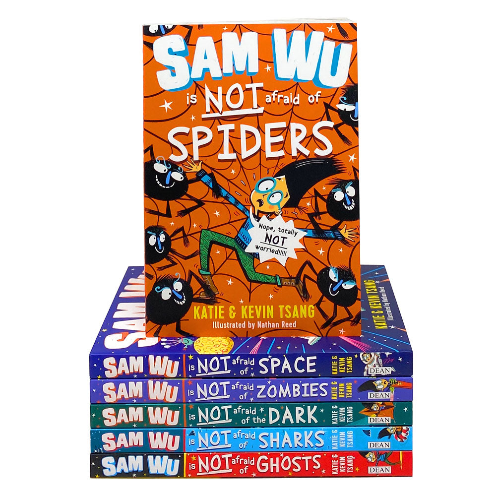 Sam Wu Is Not Afraid 6 Book Children's Collection Box Set by Kevin & Katie Tsang – Fun Adventure Series, Kids Fiction, Reading for Children