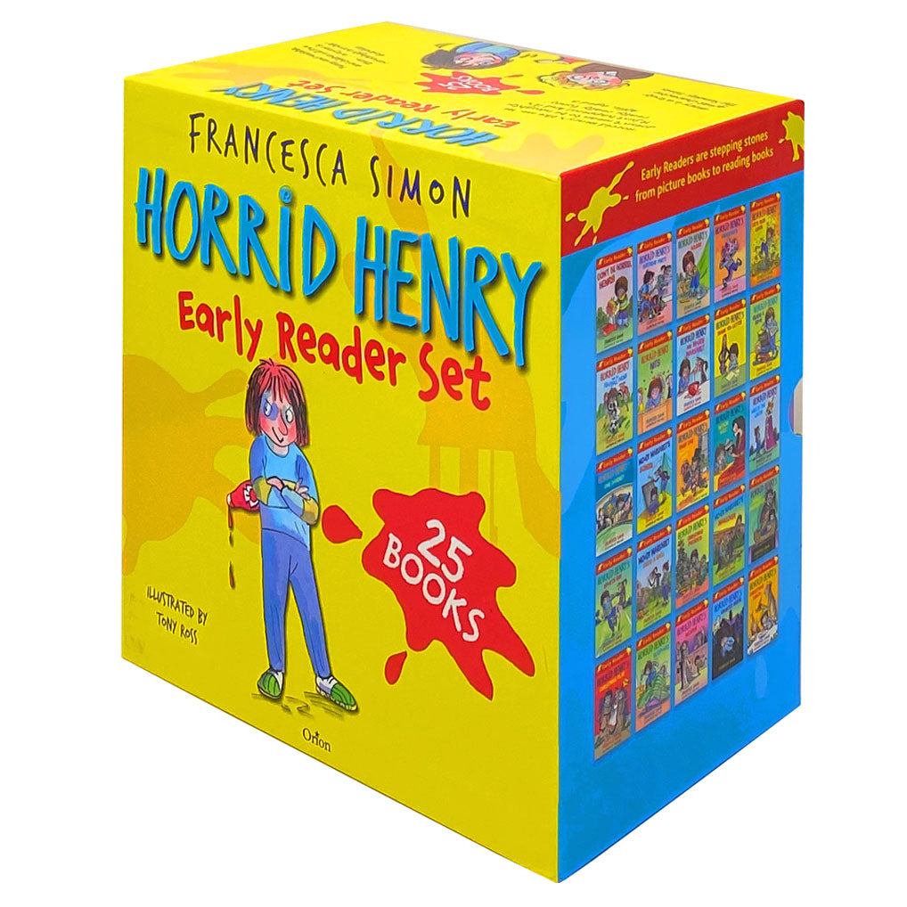 Horrid Henry Early Reader 25 paperback Book Collection Box Set by Francesca Simon | Fun & Adventurous Children's Stories| Bestselling Fiction for Kids