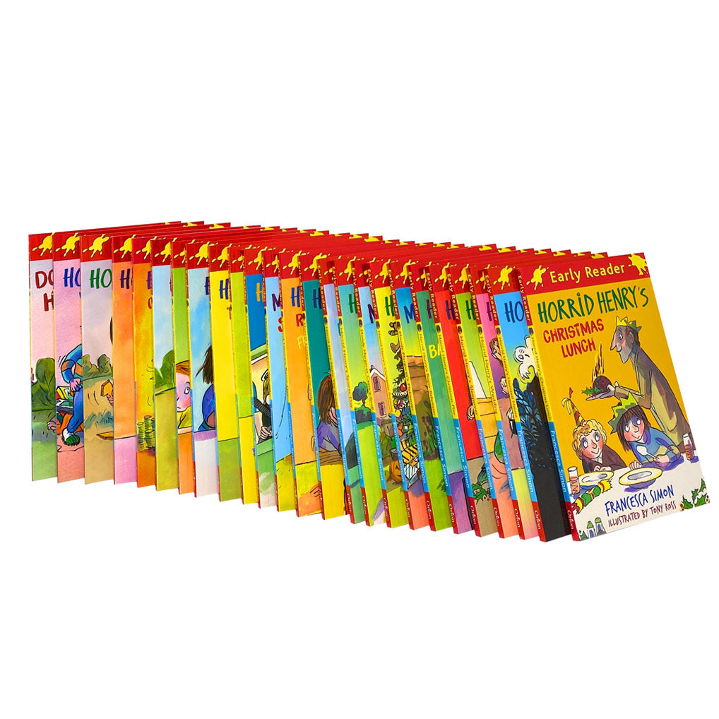Horrid Henry Early Reader 25 paperback Book Collection Box Set by Francesca Simon | Fun & Adventurous Children's Stories| Bestselling Fiction for Kids