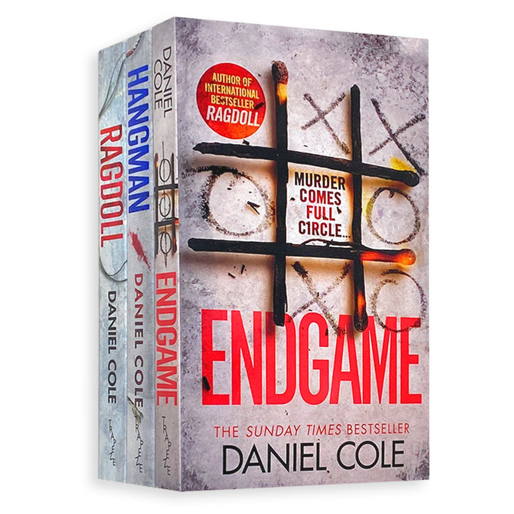 Daniel Cole 3 Book Thriller Collection Set– Includes Ragdoll, Hangman & Endgame |Crime Fiction, Murder Mystery,Detectives,Suspense & Bestseller Series