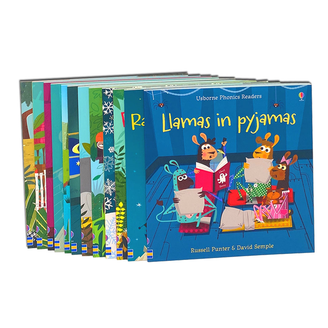 Usborne My First Reading Library 12-Book Box Set with Free Audio Online – Educational Storybooks for Young Readers to Build Literacy & Reading Skills!