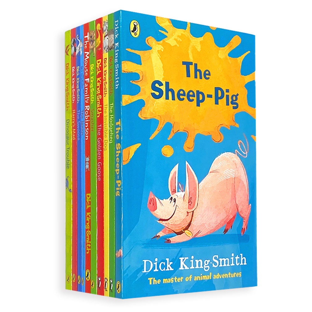 Dick King-Smith Animal Adventures 10 Book Collection | Fun & Educational Kids Stories | Fiction for Young Readers, Wildlife & Animal Tales