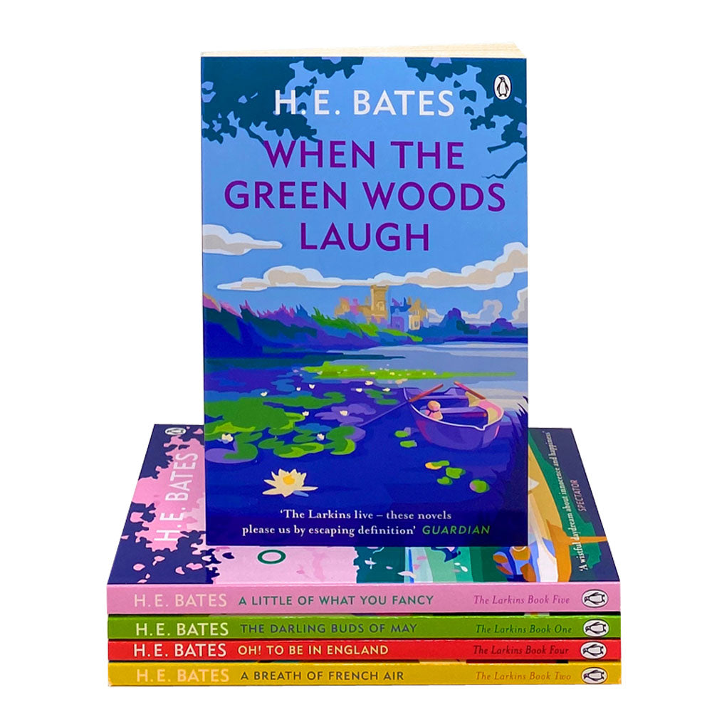 H. E. Bates The Larkin Family Series – 5 Paperback Book Set Collection | Heartwarming English Fiction, Family Saga, Historical Novels & Adventures
