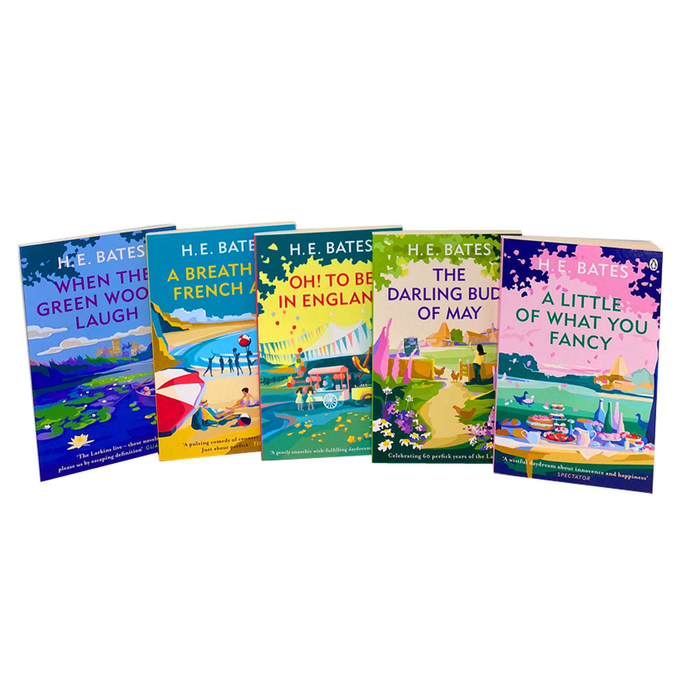 H. E. Bates The Larkin Family Series – 5 Paperback Book Set Collection | Heartwarming English Fiction, Family Saga, Historical Novels & Adventures