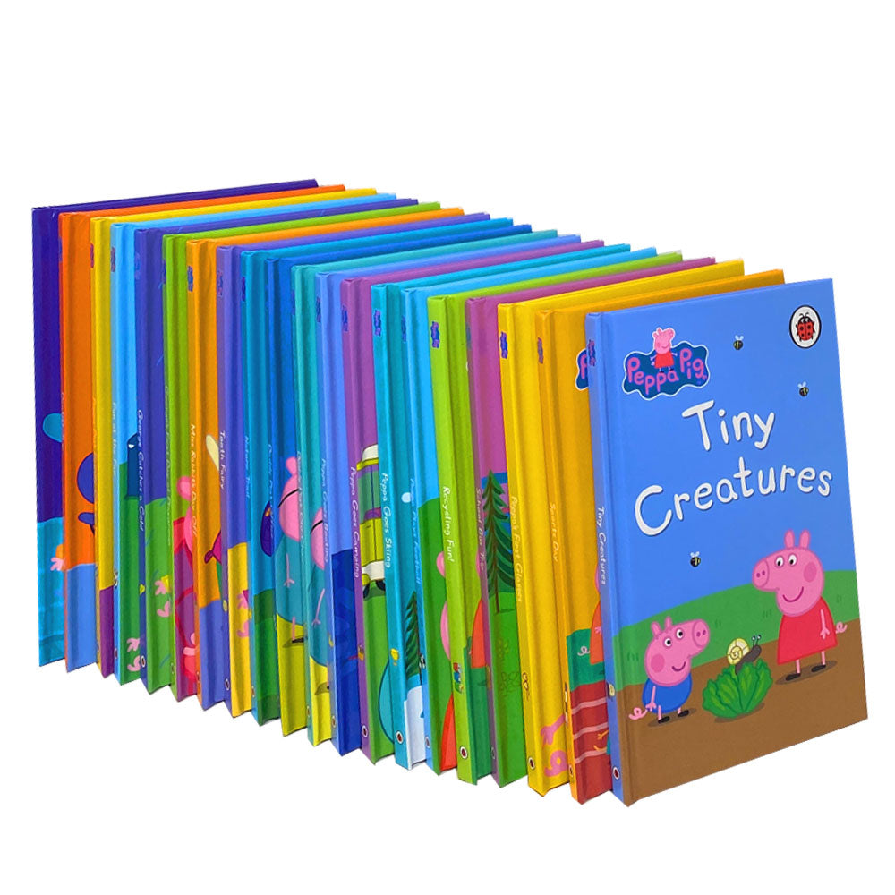 Peppa Pig Bedtime Box of hardback  Books – 20 Fun Kids' Stories for Bedtime & Early Reading | Ladybird Collection Set Featuring Peppa Goes Swimming