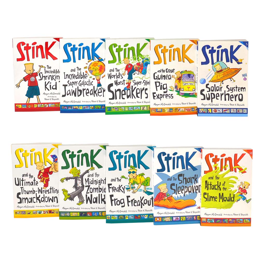 The Ultimate Stink-tastic Collection – 10 Paperback Book Box Set by Megan McDonald | Funny Children's Fiction, Kids' Humor, Adventure & Reading Fun