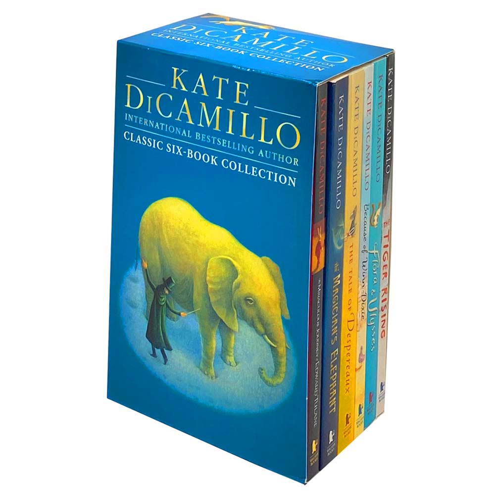 Kate DiCamillo Classic 6 Book Box Set– Beloved Children's Literature, Hardcover Middle Grade Fiction, Wholesome Tales of Adventure, Friendship & Magic