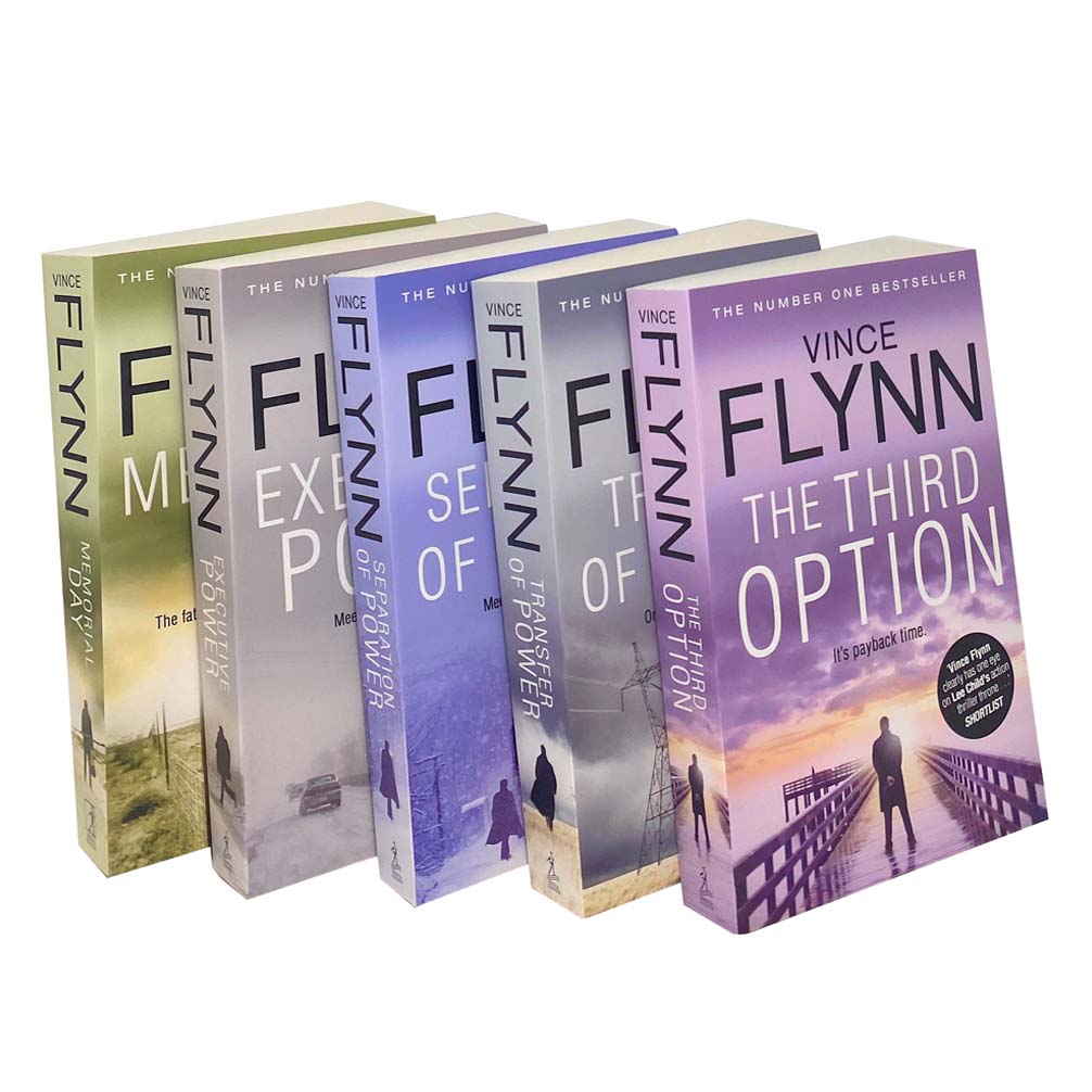 Mitch Rapp Novel Series 5 Book Collection by Vince Flynn | Action-Packed Spy Thrillers, Political Suspense & Bestselling Adventure Fiction