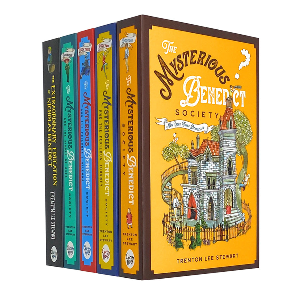 The Mysterious Benedict Society Complete Series– 5 Book Collection Set by Trenton Lee Stewart | Thrilling Mystery & Adventure for 12+ years