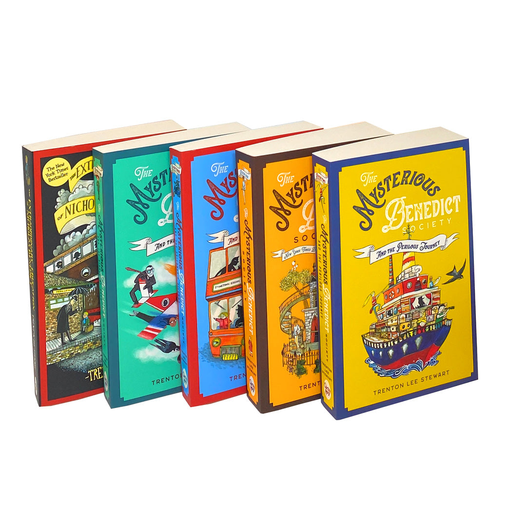 The Mysterious Benedict Society Complete Series– 5 Book Collection Set by Trenton Lee Stewart | Thrilling Mystery & Adventure for 12+ years