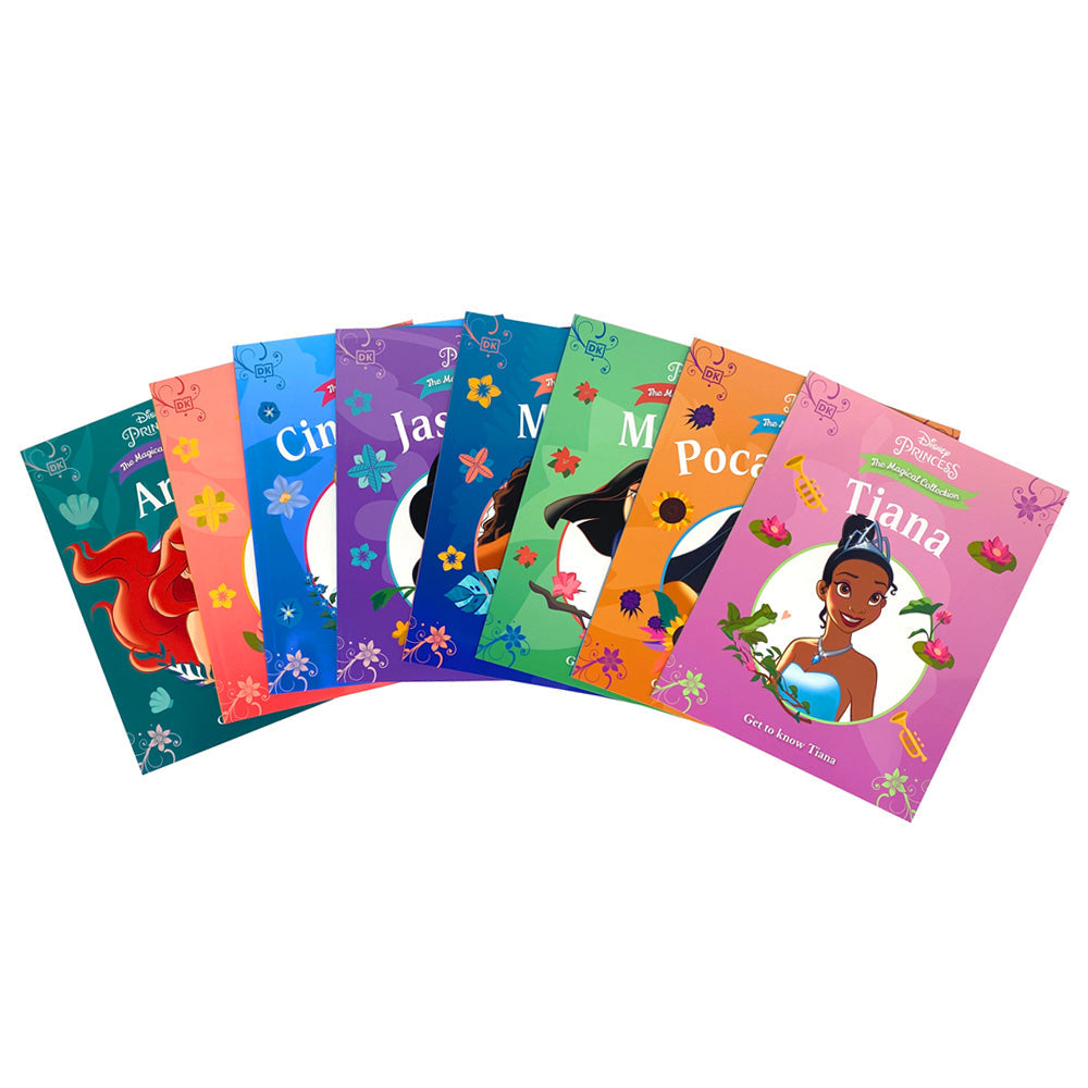 Disney Princess Magical Collection 8 Book Box Set – Moana, Cinderella, Jasmine & More | Fairy Tales, Adventure, Illustrated Stories for Kids Age 6+