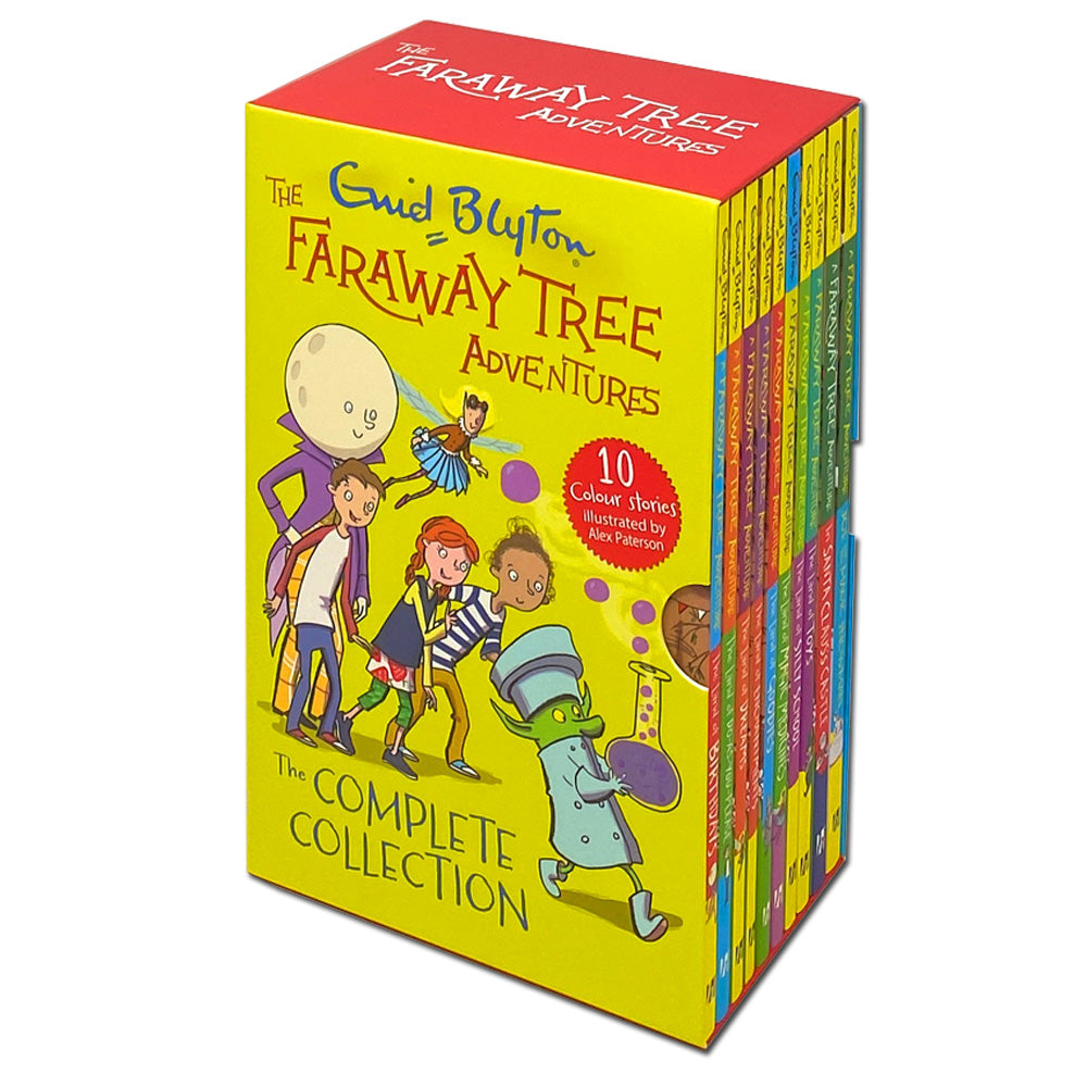 The Complete Faraway Tree Adventures 10 Books Collection Box Set by Enid Blyton – Classic Children's Fantasy Stories,Illustrated Book Series