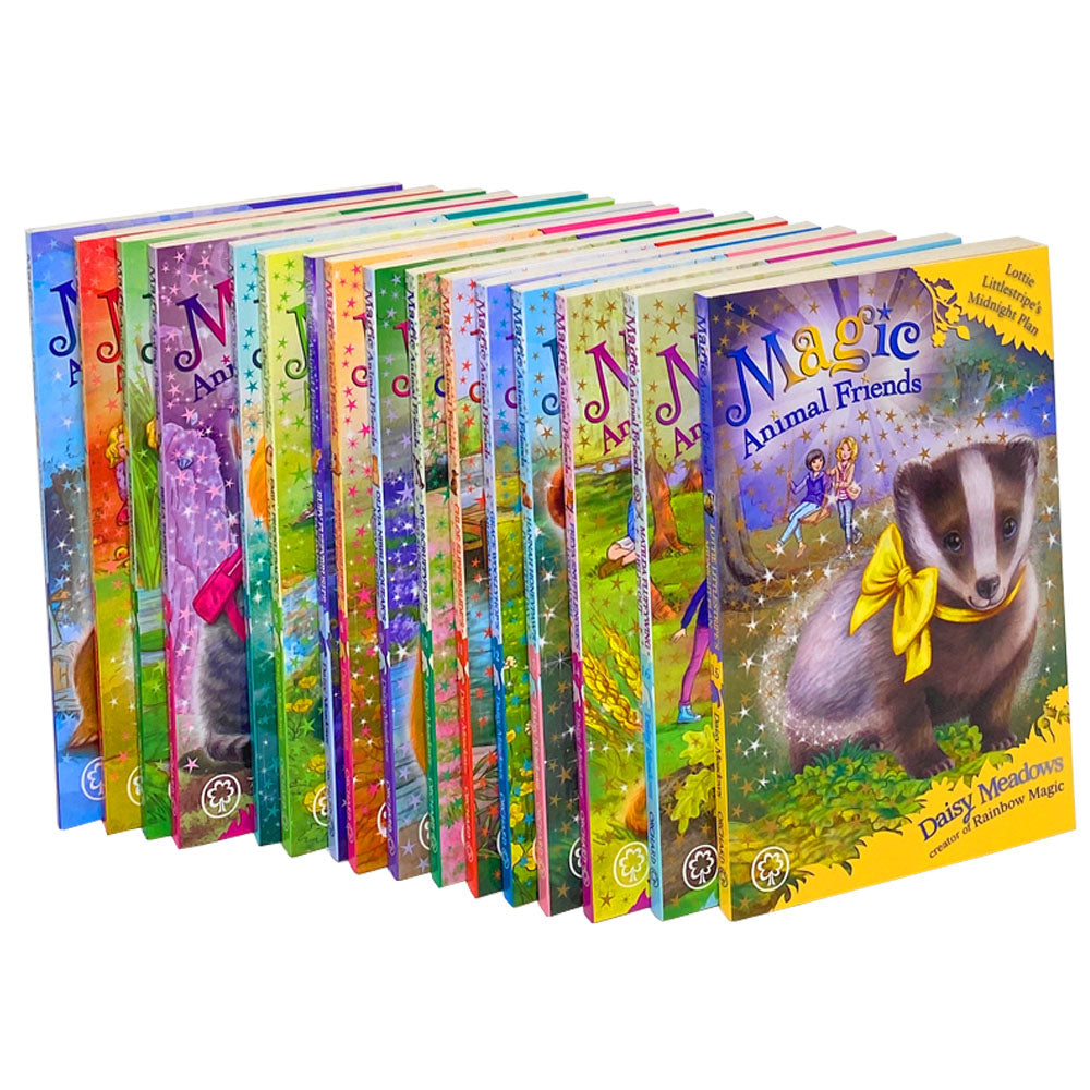 Magic Animal Friends Series 16 Book Set by Daisy Meadows – Children's Fantasy Fiction Collection, Paperback Adventure Stories for Fun Reading